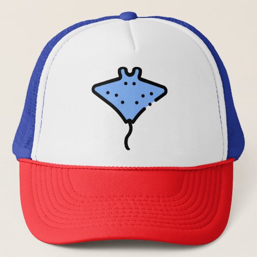 Manta ray trucker pet (Voorkant)
