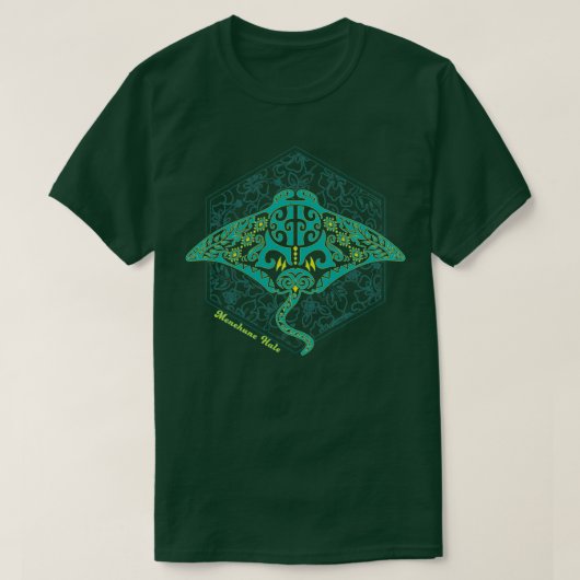 Manta Ray van Menehune Hale T-shirt (Design voorkant)