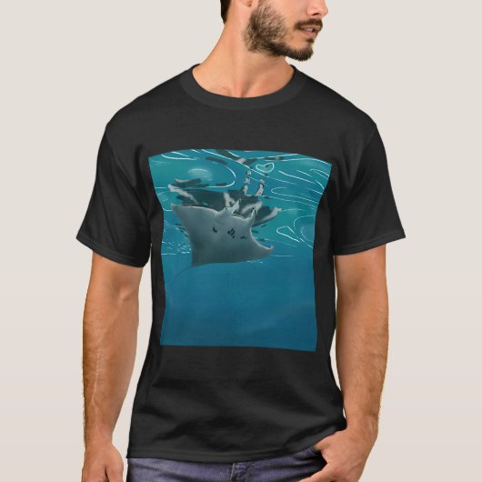 Manta Ray yaR atnaM T-shirt (Voorkant)
