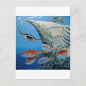 manta rays briefkaart (Voorkant)