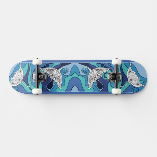 Manta Rays in Paradise Persoonlijk Skateboard (Horizontaal)