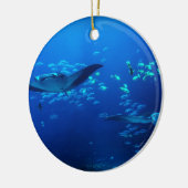 Manta Rays Keramisch Ornament (Links)