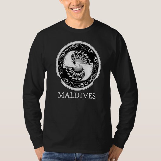 Manta Rays Maldiven Dedende Republiek der Maledive T-shirt (Voorkant)