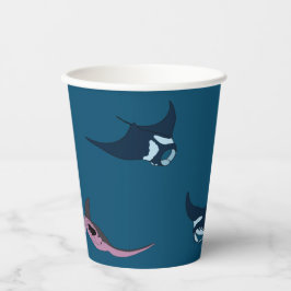 Manta Rays Papieren Bekers