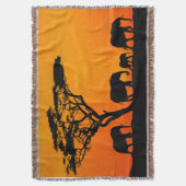 manta sabana africana, African savanna blanket Deken (Voorkant Verticaal)