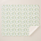 Manta Sherpa "Flores del Campo" Sherpa Deken (Voorkant (horizontaal))