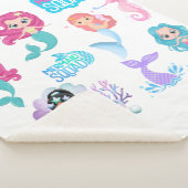 Manta sherpa infantil sirena sherpa deken (3/4)