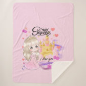 Manta sherpa princess sherpa deken (Voorkant)