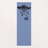 manta straal met haaien yogamat (Achterkant)