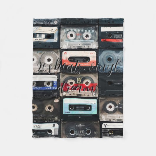 Manta vinilo 90s fleece deken (Voorkant)