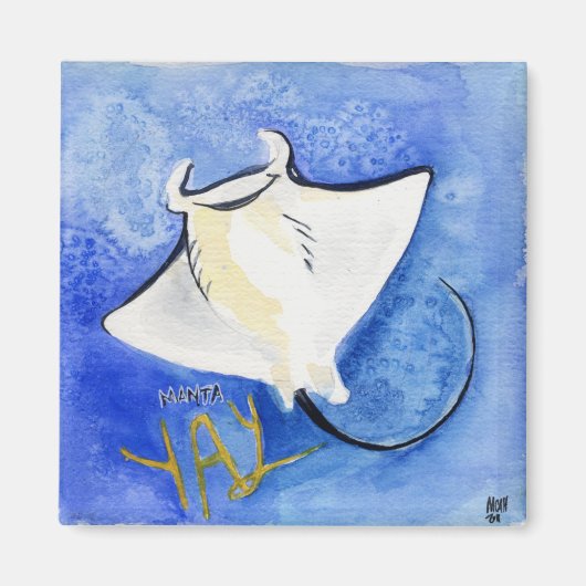 Manta Yay. Magneet (Voorkant)