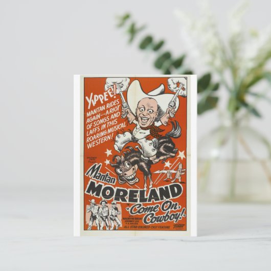 MANTAN MORELAND BRIEFKAART (Staand voorkant)