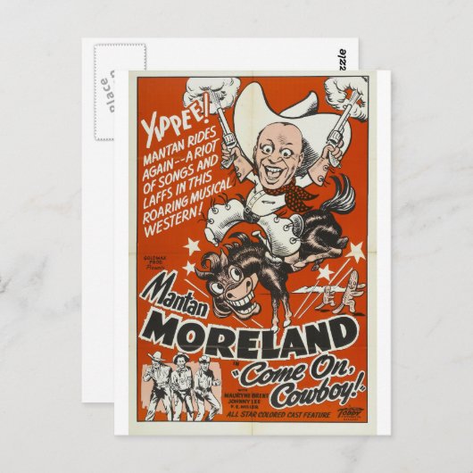 MANTAN MORELAND BRIEFKAART (Voorkant / Achterkant)
