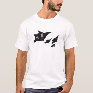 mantarochen manta ray scuba diving tauchen taucher t-shirt