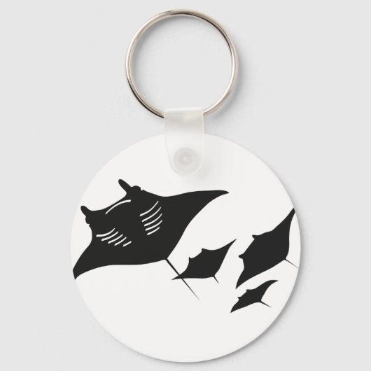 mantarochen manta scuba diving tauchen taucher sleutelhanger (Voorkant)