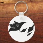 mantarochen manta scuba diving tauchen taucher sleutelhanger (Voorkant)