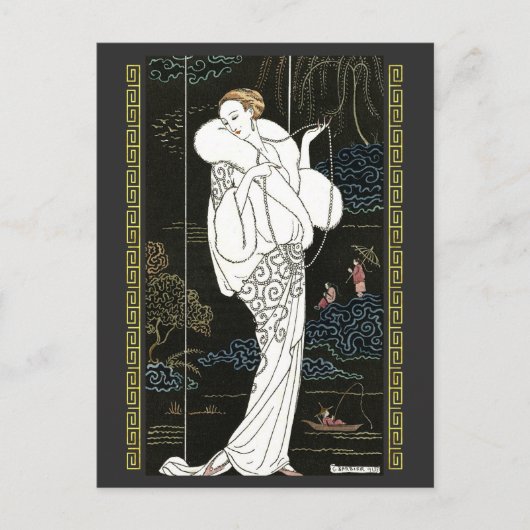 Manteau de velours (1913) briefkaart (Voorkant)