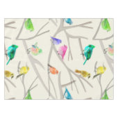 Mantel  Algodón, 52" x 70" Pájaros  Tafelkleed (Voorkant (Horizontaal))