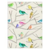 Mantel  Algodón, 52" x 70" Pájaros  Tafelkleed (Voorkant)
