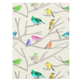 Mantel  Algodón, 52" x 70" Pájaros  Tafelkleed