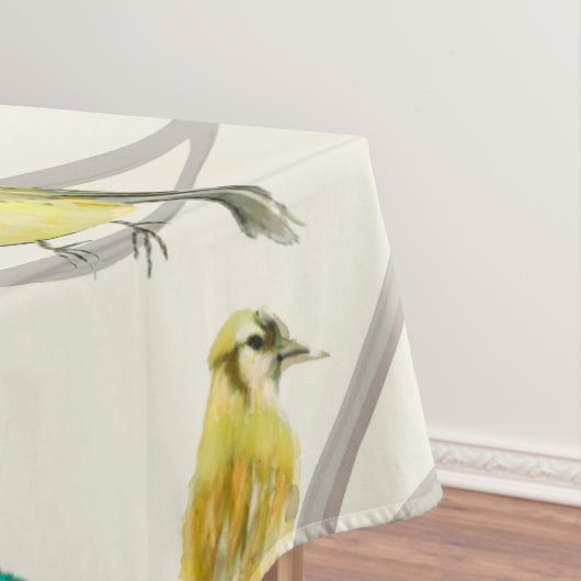 Mantel  Algodón, 52" x 70" Pájaros  Tafelkleed (Voorbeeld)