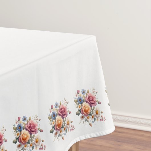 Mantel Blanco Flores para Celebrar Tafelkleed (Voorbeeld)
