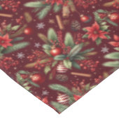 Mantel Navideño Flores de Navidad Tafelkleed (Gekanteld)