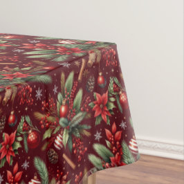 Mantel Navideño Flores de Navidad Tafelkleed