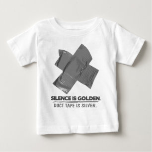 mantel - stilte is golden duct tape is zilver