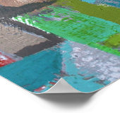 Mantel van Vele Kleuren 18 x 24 Poster (Hoek)