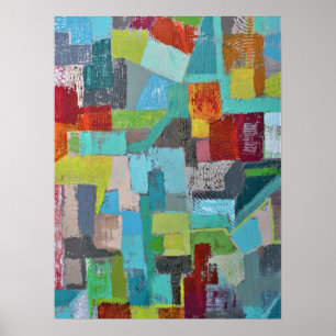 Mantel van Vele Kleuren 18 x 24 Poster