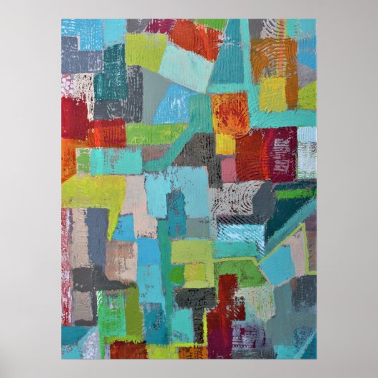 Mantel van Vele Kleuren 18 x 24 Poster (Voorkant)