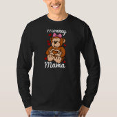 Mantelapen met een mannetje en een mannetjesdier t-shirt (Voorkant)