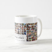 Mantelcellymfoom: de Journey collage Koffiemok (Voorkant rechts)