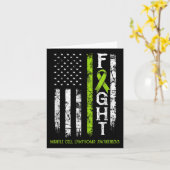 Mantelcellymfoom Warrior Amerikaanse vlag Kaart (Gele Bloem)