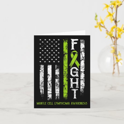 Mantelcellymfoom Warrior Amerikaanse vlag Kaart (Gele Bloem)
