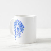 Manteldogge abstract koffiemok (Voorkant links)