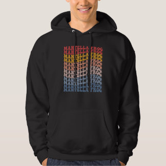 Mantella Frog Groovy Retro Hoodie