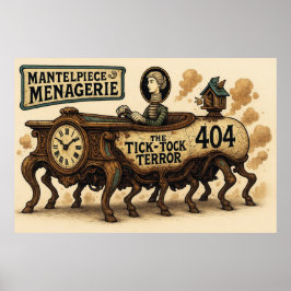 Mantelpiece Menagerie (De Tick-Tock Terror) Poster