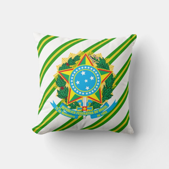 mantels van Brazilië Kussen (Voorkant)