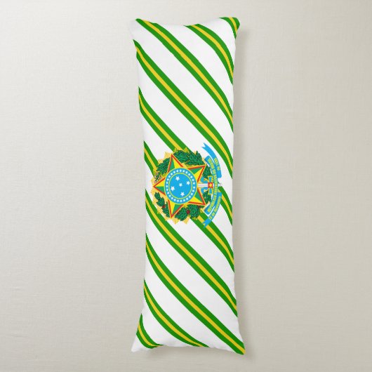 mantels van Brazilië Lichaamskussen (Voorkant Verticaal)