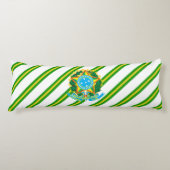 mantels van Brazilië Lichaamskussen (Voorkant)