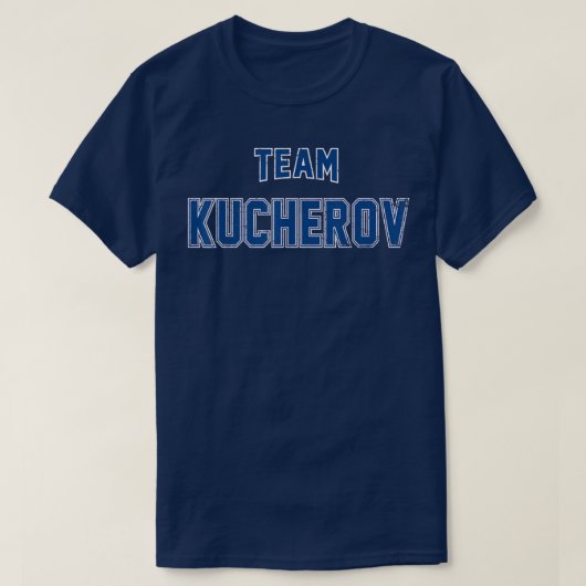 Mantelteam Kucherov Surname Gift Proud Familie T-shirt (Design voorkant)