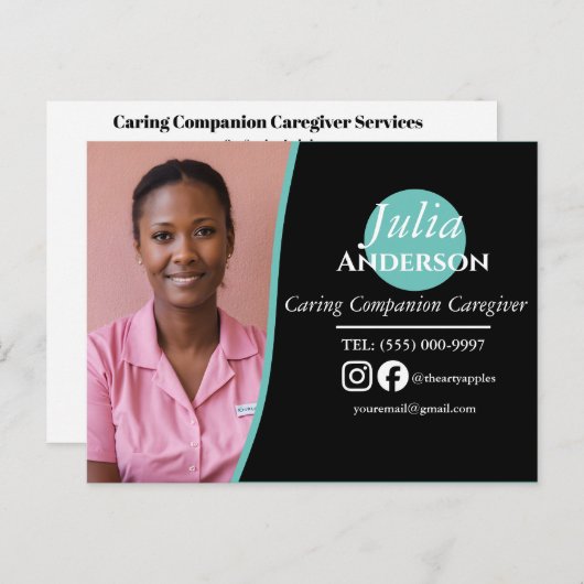 mantelzorger briefkaart (Voorkant / Achterkant)