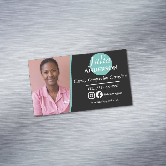 mantelzorger magnetisch visitekaartje (Voorbeeld)