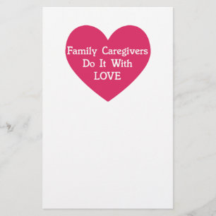 Mantelzorgers Doen Het Met Liefde Briefpapier