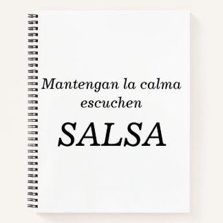 mantengan la calma notitieboek