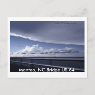 Manteo, NC Bridge US 64 Briefkaart