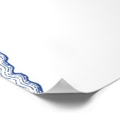 Manteo NC Kaart Elegant Bruiloft Gastenboek Poster (Hoek)