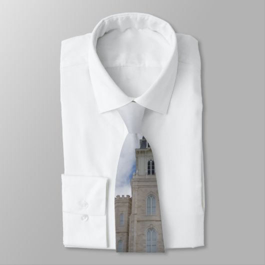 Manti LDS Temple Stropdas (Gebonden)